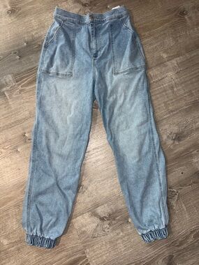 Hollister Light Blue Ultra High-Rise Jogger